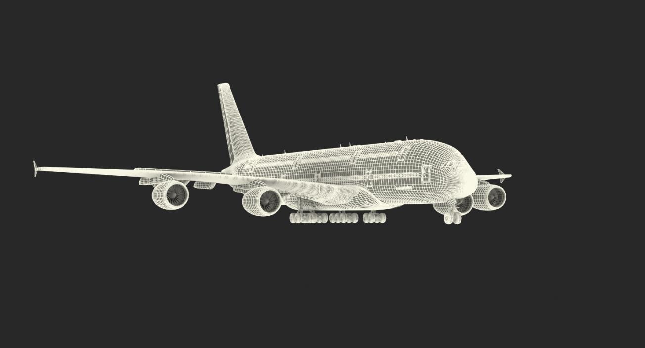 Airbus A380-1000 Air France 3D